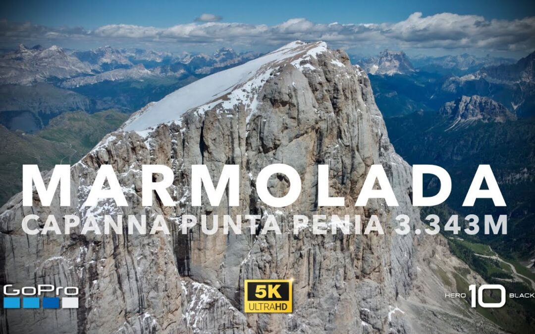 CAPANNA PUNTA PENIA, Marmolada 3.343m, Dolomiti, Veneto, Italia.