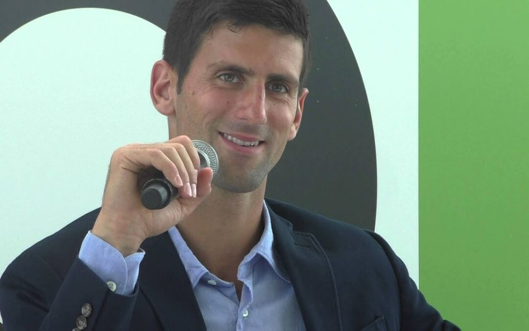 Novak Djokovic, il super campione del tennis, spiega la sua dieta.