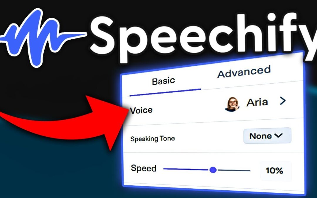 Clonazione vocale AI: Speechify.