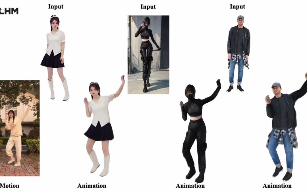 LHM: da una foto a un avatar 3D, più veloce di un cambio d’abito, possibilità e limiti attuali.