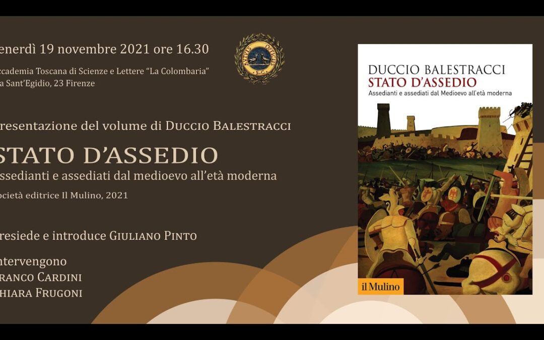 Stato d’assedio, Duccio Balestracci, presentazione del libro.